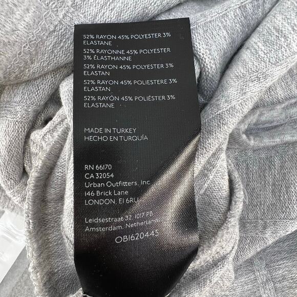 Anthropologie Sweater Women's S Light Grey Long Sleeve Round Neck Cozy Soft - Picture 6 of 8